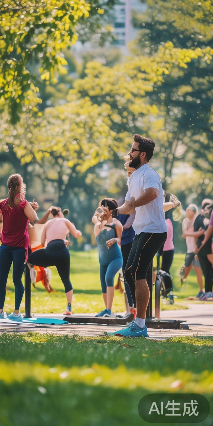 坚持科学运动， Away from 只玩体育游戏，迈向健康生活新体验